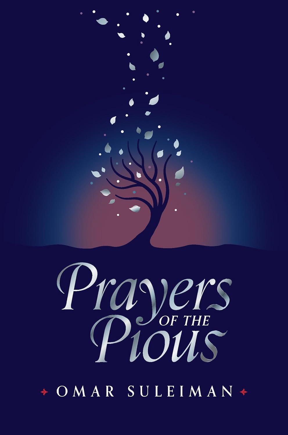 Book cover of 'Prayers of the Pious' by Omar Suleiman with a tree and falling leaves design. For customers throughout Bangladesh, Bookish Wonderland makes it easier to buy books for study and leisure through urgent delivery options in Dhaka and high-quality stitched and glue binding.