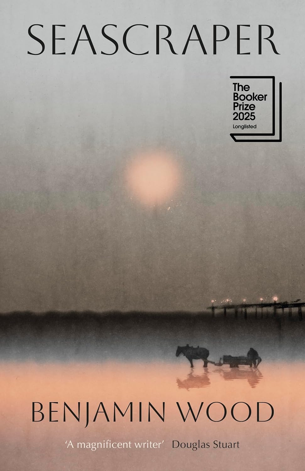 Book cover of 'Seascraper' by Benjamin Wood with a sunset over water scene. Bookish Wonderland supports book lovers across Bangladesh who want to order books for everyday reading, offering urgent delivery options in Dhaka plus premium eye-soothing cream paper.