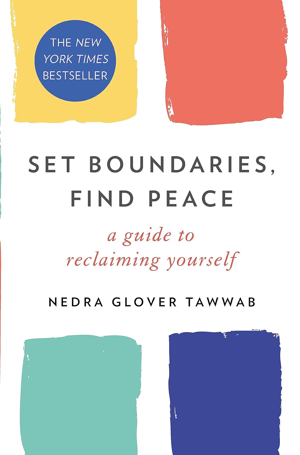 Book cover of 'Set Boundaries, Find Peace' with colorful abstract design. Bookish Wonderland provides a convenient way for readers across Bangladesh to choose premium-quality books with nationwide delivery and sharp text and durable binding.