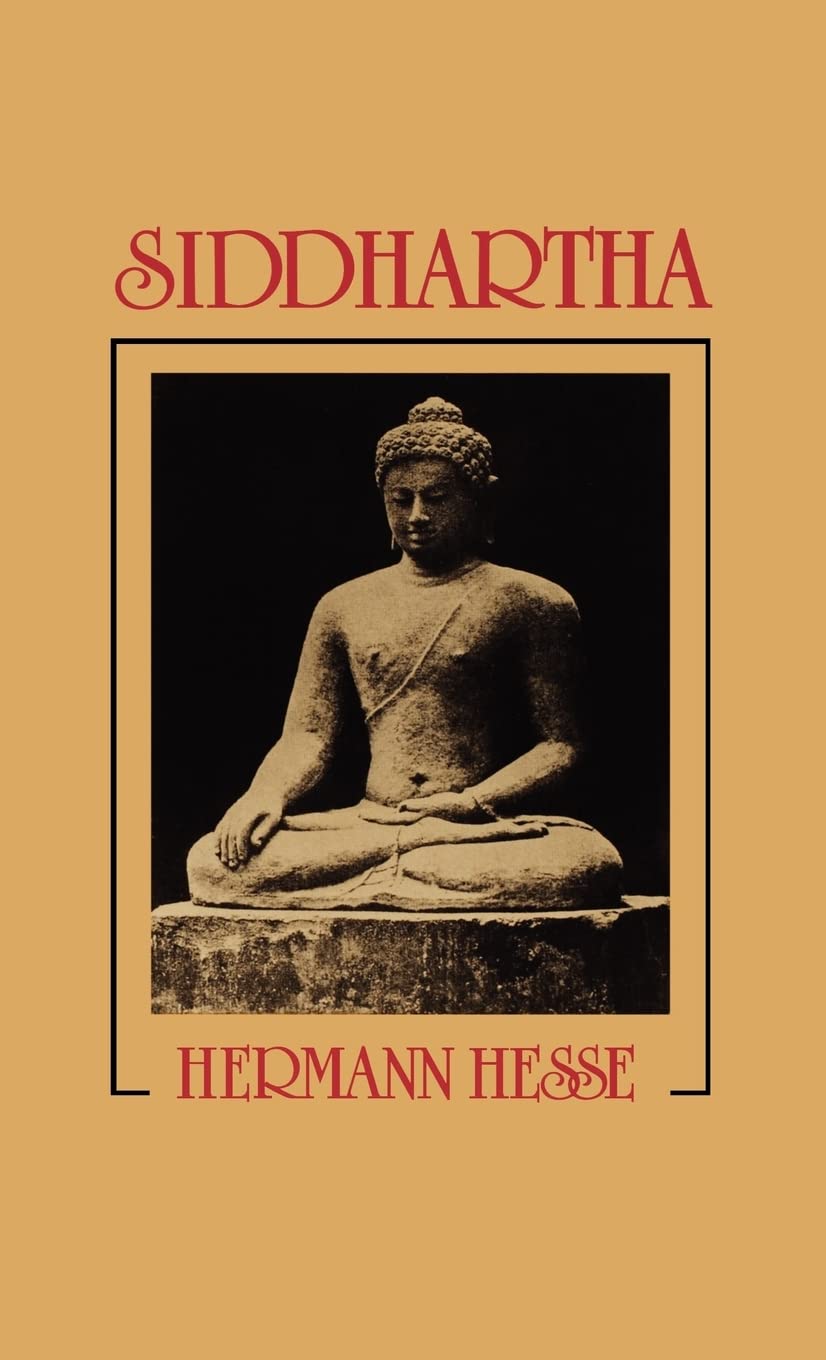 Book cover of 'Siddhartha' by Hermann Hesse with a statue on a black background. Bookish Wonderland provides a convenient way for readers across Bangladesh to purchase reader-friendly printed books with delivery inside and outside Dhaka and clear print with strong binding.