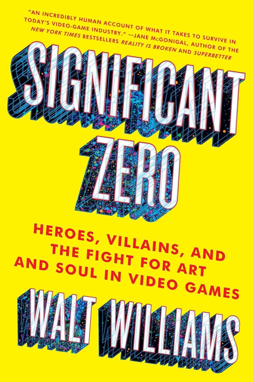 Book cover of 'Significant Zero' by Walt Williams with a yellow background and blue text. Book buyers across Bangladesh can find durable printed books from Bookish Wonderland, combining fast delivery options in Dhaka with clear print with strong binding.