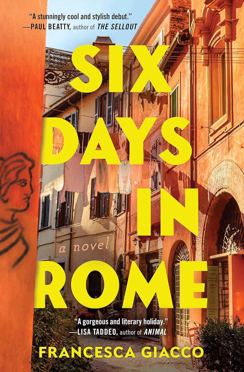 Book cover of 'Six Days in Rome' by Francesca Giacco with a cityscape background. Bookish Wonderland provides a convenient way for readers across Bangladesh to find reader-friendly printed books with Cash on Delivery across Bangladesh and sharp text and durable binding.