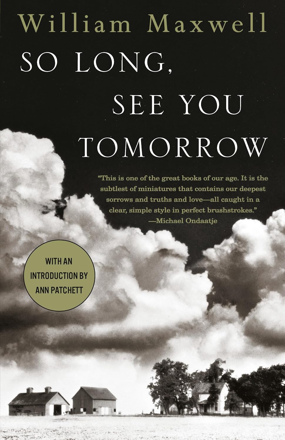Book cover of 'So Long, See You Tomorrow' by William Maxwell with a black and white landscape illustration. Bookish Wonderland helps readers across Bangladesh purchase books for study and leisure online with delivery inside and outside Dhaka and a focus on clear print with strong binding.