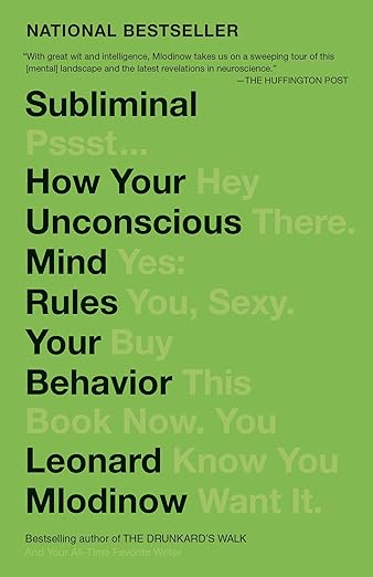 Book cover of 'Subliminal' by Leonard Mlodinow with green background and black text.Bookish Wonderland supports book lovers across Bangladesh who want to purchase durable printed books, offering online ordering with home delivery plus clear print with strong binding.