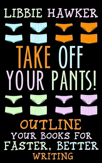 Book cover with colorful underwear illustrations and text about outlining books for faster, better writing. Customers seeking English books across Bangladesh can discover them through Bookish Wonderland, supported by fast delivery options in Dhaka and premium eye-soothing cream paper.