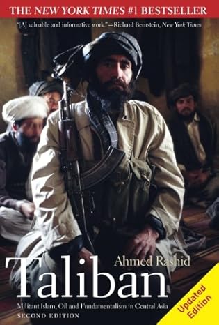 Book cover of 'Taliban' by Ahmed Rashid with a man holding a rifle and other people in the background. Book buyers across Bangladesh can discover quality English books from Bookish Wonderland, combining fast delivery options in Dhaka with durable stitched-and-glue binding.