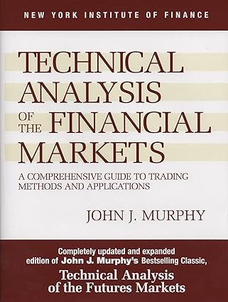 Book cover of 'Technical Analysis of the Financial Markets' by John J. Murphy with a red and white design. Online shoppers across Bangladesh can order durable printed books at Bookish Wonderland with online ordering with home delivery and editions featuring premium eye-soothing cream paper.