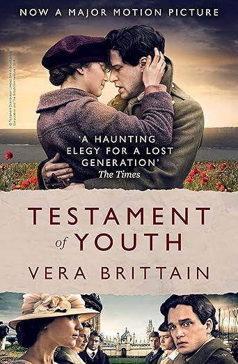 Book cover of 'Testament of Youth' by Vera Brittain with a couple embracing and a group of people in a pastel setting. Readers across Bangladesh can order books for study and leisure from Bookish Wonderland with convenient delivery across Bangladesh, while enjoying reader-friendly cream paper.