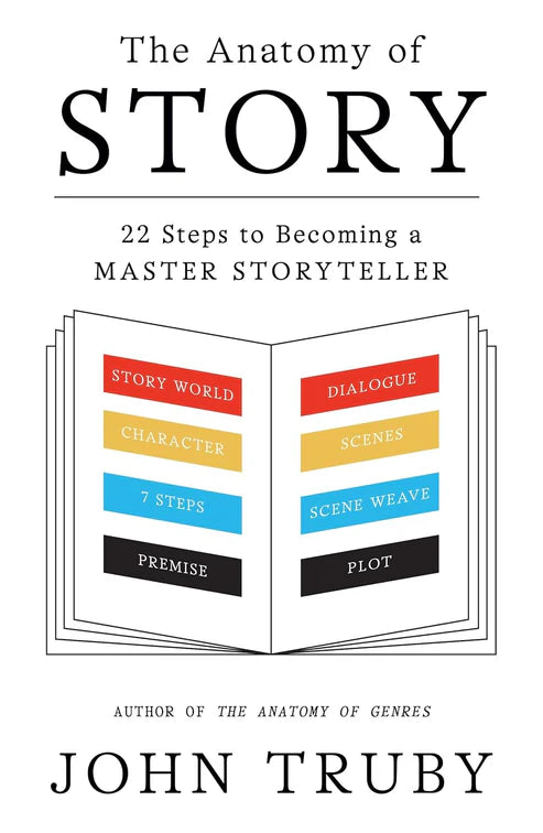 Book cover of 'The Anatomy of Story' by John Truby with colorful diagram on a white background Bookish Wonderland supports book lovers across Bangladesh who want to get durable printed books, offering convenient delivery across Bangladesh plus clear print with strong binding.