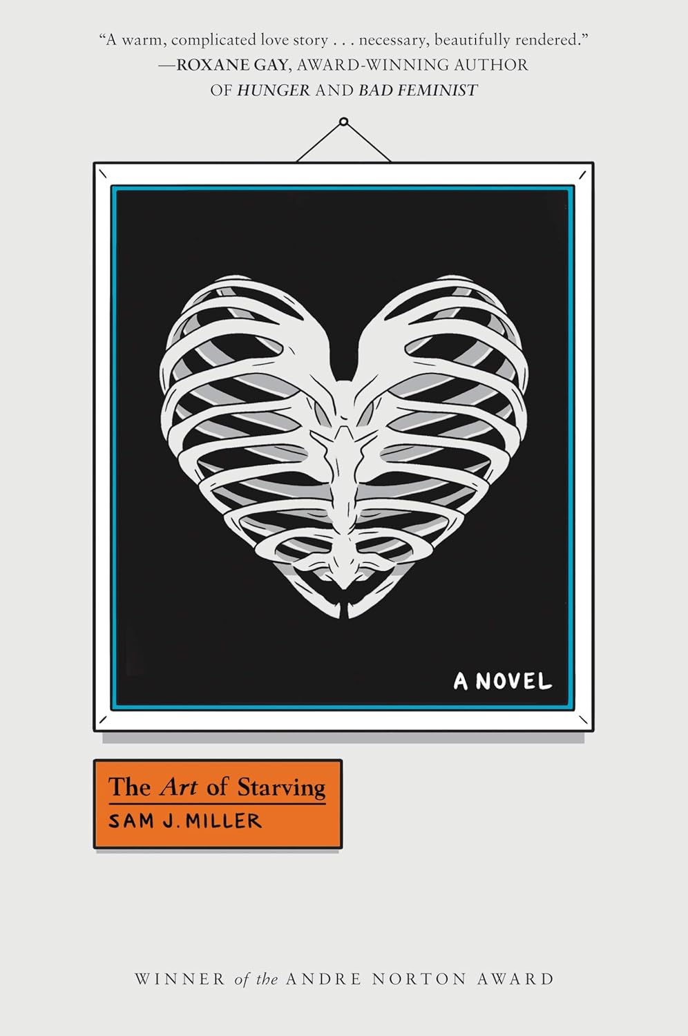 Book cover of 'The Art of Starving' by Sam J. Miller with a heart-shaped ribcage design on a black background. Bookish Wonderland helps readers across Bangladesh find English books online with convenient delivery across Bangladesh and a focus on clear print with strong binding.