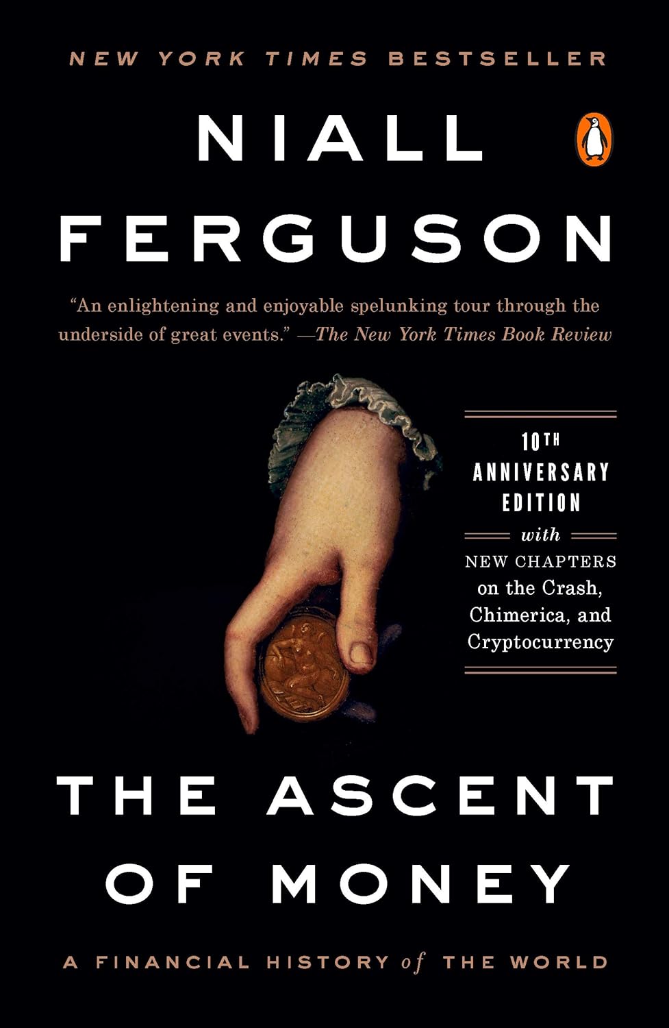 Book cover of 'The Ascent of Money' by Niall Ferguson with a hand holding money. Bookish Wonderland helps readers across Bangladesh buy premium-quality books online with customer-friendly ordering and delivery and a focus on crystal-clear print.