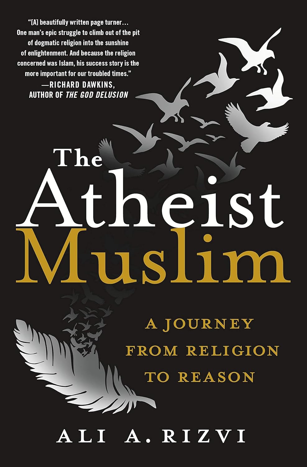 Book cover of 'The Atheist Muslim' with title and author's name on a black background. Book buyers throughout Bangladesh can find books for everyday reading from Bookish Wonderland, combining online ordering with home delivery with durable stitched-and-glue binding.