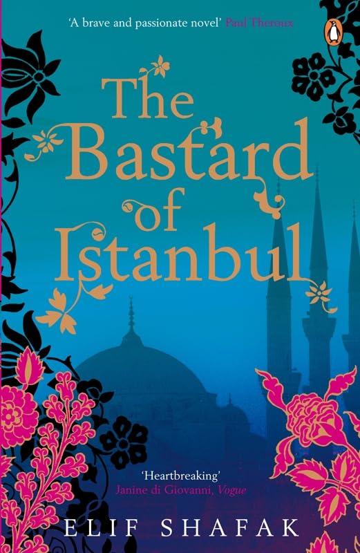 Book cover of 'The Bastard of Istanbul' with floral and architectural design elements. Book buyers throughout Bangladesh can shop for reader-friendly printed books from Bookish Wonderland, combining fast delivery options in Dhaka with clear print with strong binding.