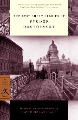Book cover of 'The Best Short Stories of Fyodor Dostoevsky' with a cityscape background. Bookish Wonderland helps readers across Bangladesh order books for everyday reading online with nationwide delivery and a focus on durable stitched-and-glue binding.