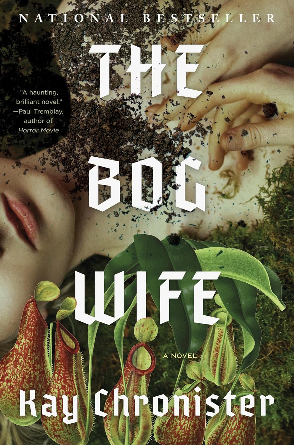 Book cover of 'The Bog Wife' by Kay Chronister with a woman's face and plant elements. Online shoppers across Bangladesh can find English books at Bookish Wonderland with customer-friendly ordering and delivery and editions featuring premium eye-soothing cream paper.