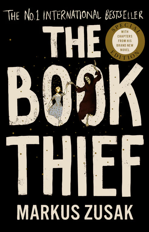 Book cover of 'The Book Thief' by Markus Zusak with stylized text and characters. Readers across Bangladesh can choose books for study and leisure from Bookish Wonderland with nationwide delivery, while enjoying premium eye-soothing cream paper.