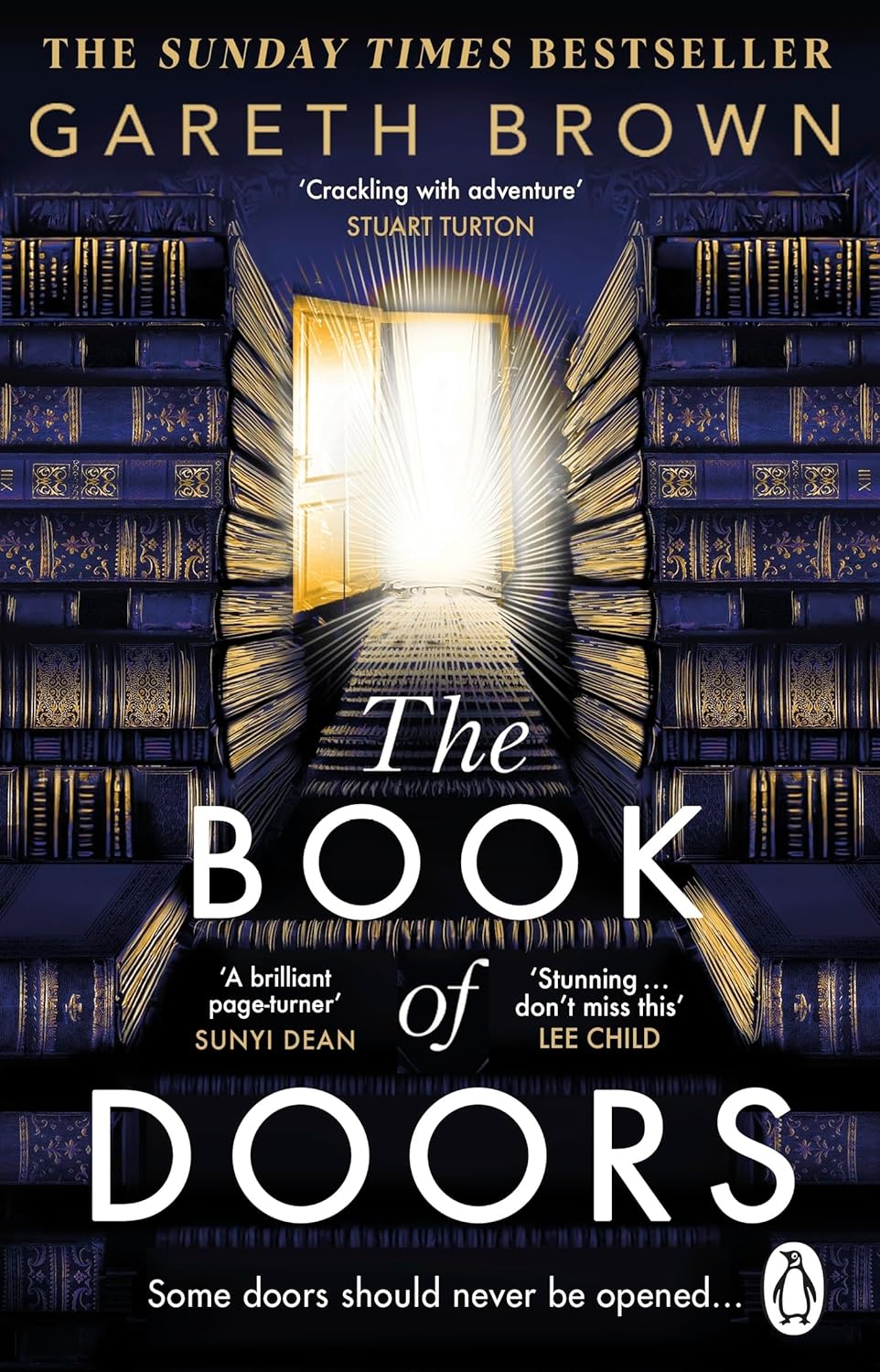 Book cover of 'The Book of Doors' by Gareth Brown with a door opening into a bright light. Readers across Bangladesh can get printed English books from Bookish Wonderland with urgent delivery options in Dhaka, while enjoying high-quality stitched and glue binding.