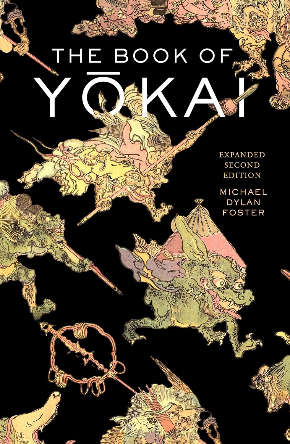 Book cover of 'The Book of Yokai' with illustrations of yokai on a black background. Readers across Bangladesh can choose books for study and leisure from Bookish Wonderland with urgent delivery options in Dhaka, while enjoying clear print with strong binding.