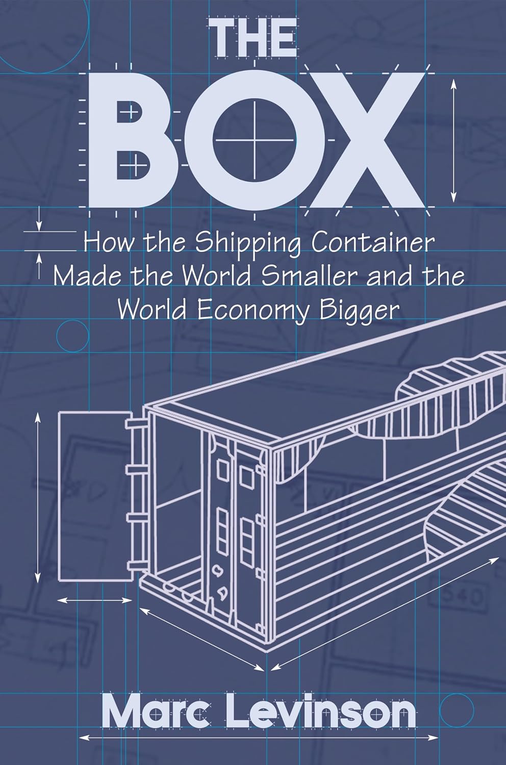 Book cover of 'The Box' by Marc Levinson with a blue background and shipping container illustration. Bookish Wonderland serves readers across Bangladesh with books for everyday reading, making it simple to get online through nationwide delivery and durable stitched-and-glue binding.