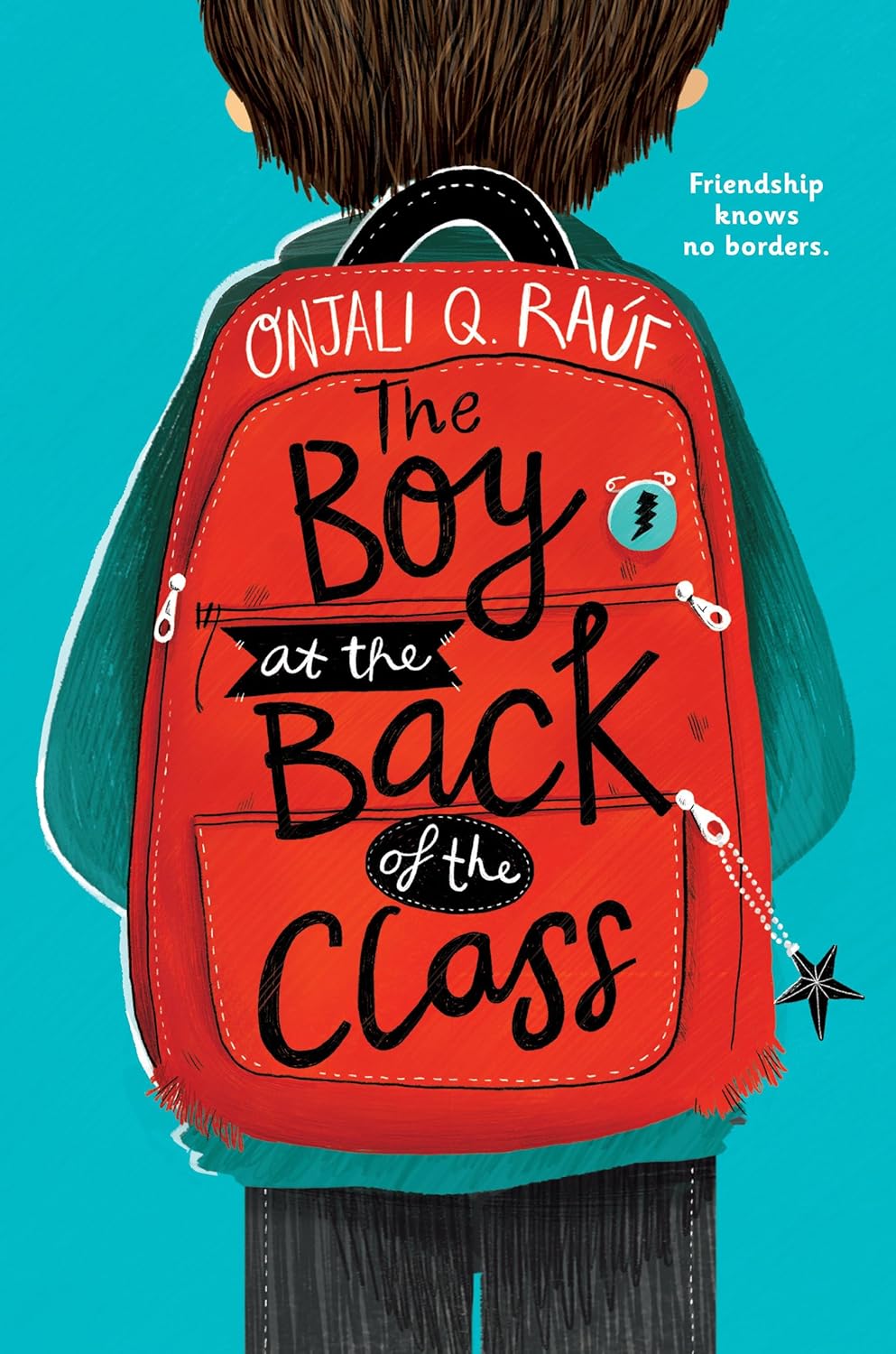 Book cover of 'The Boy at the Back of the Class' with a red backpack and a child's back on a teal background.Bookish Wonderland provides a convenient way for readers across Bangladesh to get books for everyday reading with fast delivery options in Dhaka and sharp text and durable binding.