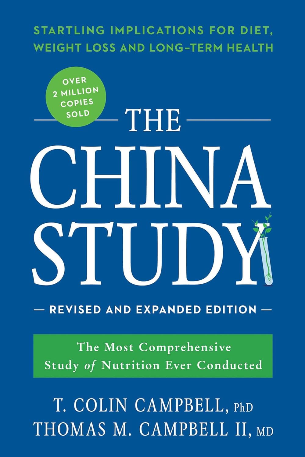 Book cover of 'The China Study' with text and a blue background.Customers seeking books for everyday reading across Bangladesh can choose them through Bookish Wonderland, supported by Cash on Delivery across Bangladesh and comfortable cream paper and clear printing.
