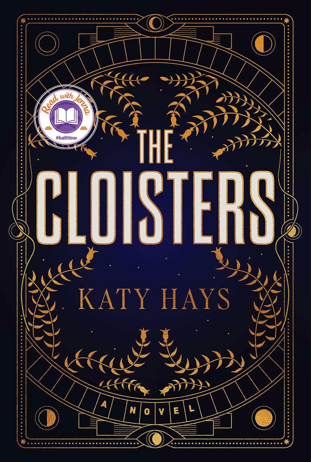 Book cover of 'The Cloisters' by Katy Hays with decorative elements and a logo.Bookish Wonderland supports book lovers across Bangladesh who want to order reader-friendly printed books, offering Cash on Delivery across Bangladesh plus crystal-clear print.