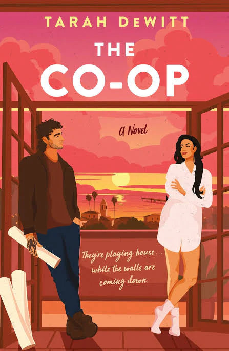 Book cover of 'The Co-Op' by Tarah DeWitt featuring two people on a rooftop with a cityscape.Online shoppers across Bangladesh can choose books for study and leisure at Bookish Wonderland with fast delivery options in Dhaka and editions featuring high-quality stitched and glue binding.