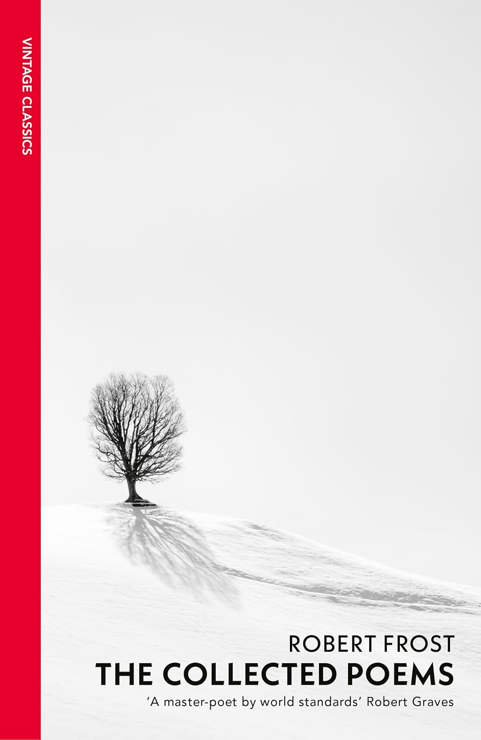 Book cover of 'The Collected Poems' by Robert Frost with a red spine and white background featuring a tree and path.Bookish Wonderland supports book lovers across Bangladesh who want to purchase durable printed books, offering nationwide delivery plus comfortable cream paper and clear printing.