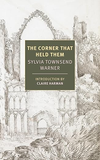 Book cover of 'The Corner That Held Them' by Sylvia Townsend Warner with architectural illustration in the background.For online book buying throughout Bangladesh, Bookish Wonderland lets readers order premium-quality books with online ordering with home delivery and attention to sharp text and durable binding.