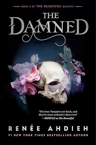 Book cover of 'The Damned' with a skull and flowers on a dark. Book buyers across Bangladesh can discover premium-quality books from Bookish Wonderland, combining nationwide delivery with clear print with strong binding. background