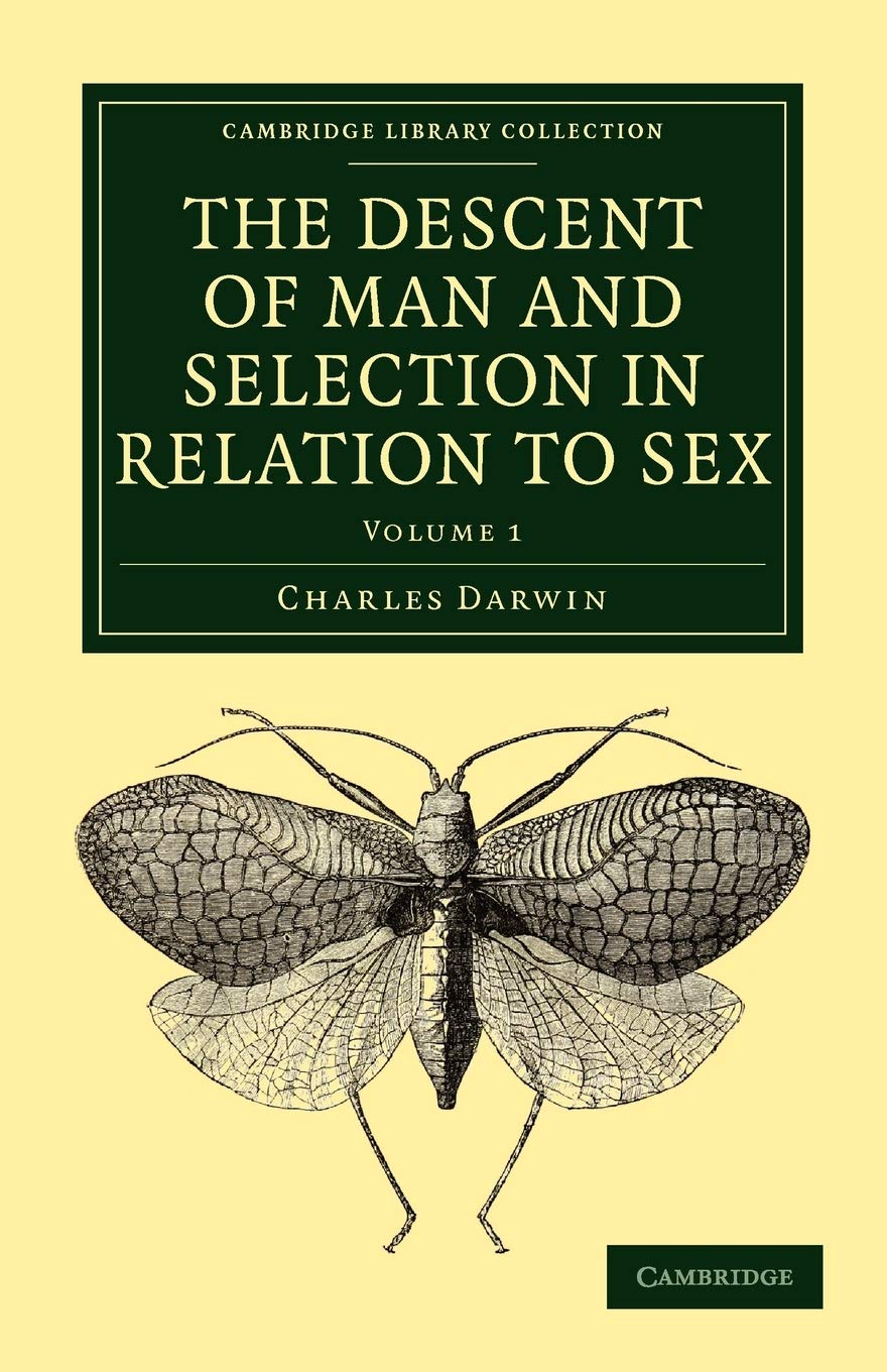 Book cover of 'The Descent of Man and Selection in Relation to Sex' by Charles Darwin with a fly illustration on a yellow background. For customers across Bangladesh, Bookish Wonderland makes it easier to order reader-friendly printed books through fast delivery options in Dhaka and sharp text and durable binding.