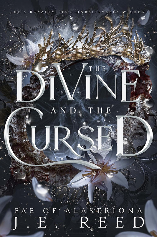 Book cover of 'The Divine and the Cursed' with a crown and floral design. Book buyers across Bangladesh can choose quality English books from Bookish Wonderland, combining nationwide delivery with sharp text and durable binding. Best quality in Bangladesh.
