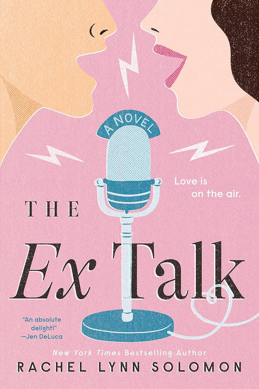 Book cover of 'The Ex Talk' with a microphone and faces facing each other on a pink background. Bookish Wonderland supports book lovers across Bangladesh who want to purchase printed English books, offering online ordering with home delivery plus sharp text and durable binding.