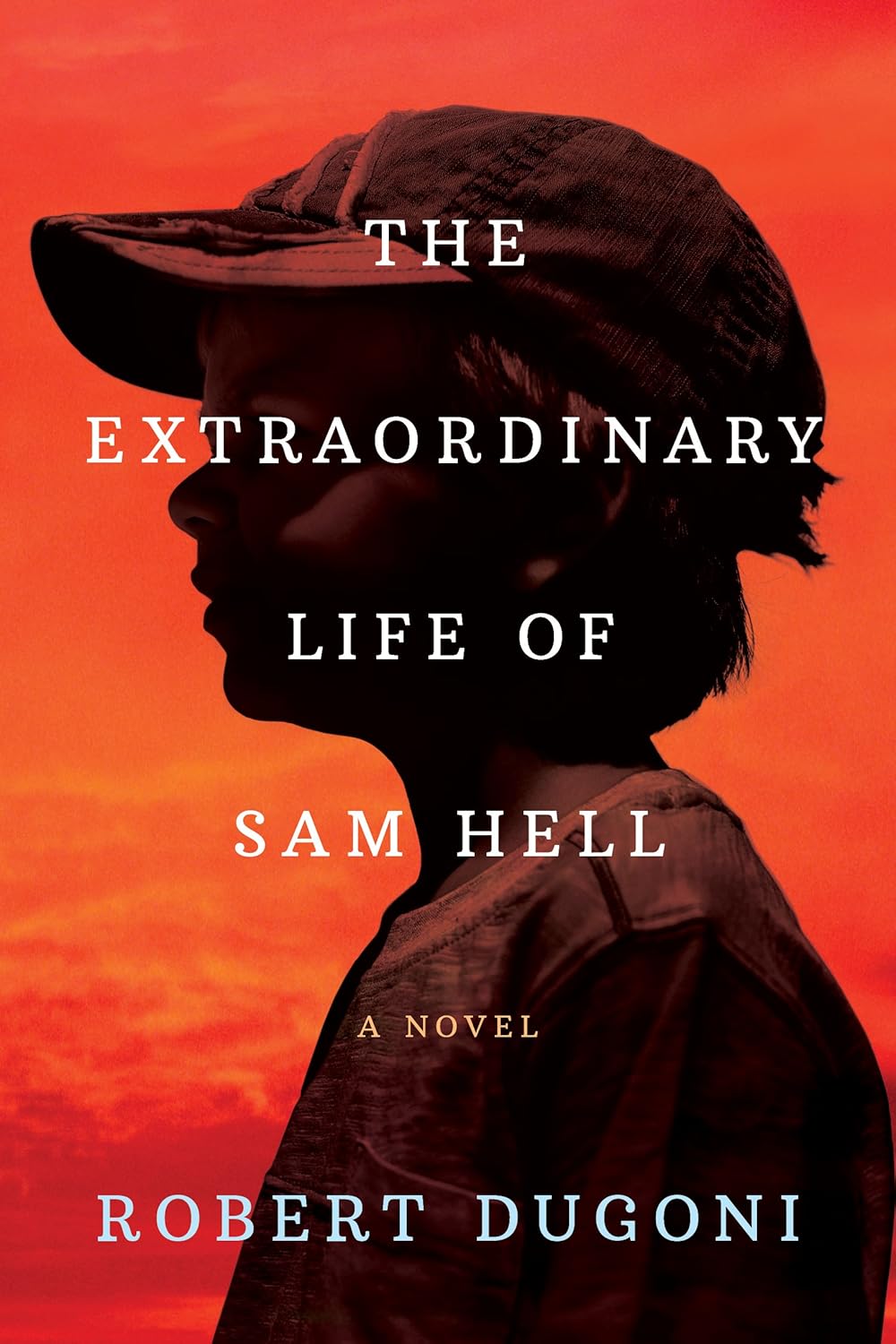 Book cover of 'The Extraordinary Life of Sam Hell' with a silhouette of a person against an orange background. Bookish Wonderland serves readers throughout Bangladesh with books for everyday reading, making it simple to buy online through delivery inside and outside Dhaka and comfortable cream paper and clear printing.