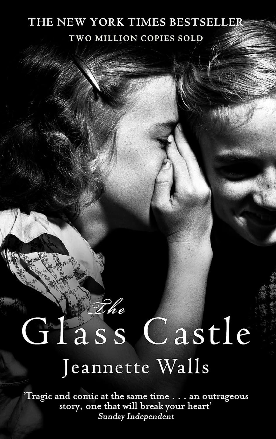 Book cover of 'The Glass Castle' by Jeannette Walls with a black and white photo of two children. For online book buying throughout Bangladesh, Bookish Wonderland lets readers shop for books for everyday reading with fast delivery options in Dhaka and attention to sharp text and durable binding.
