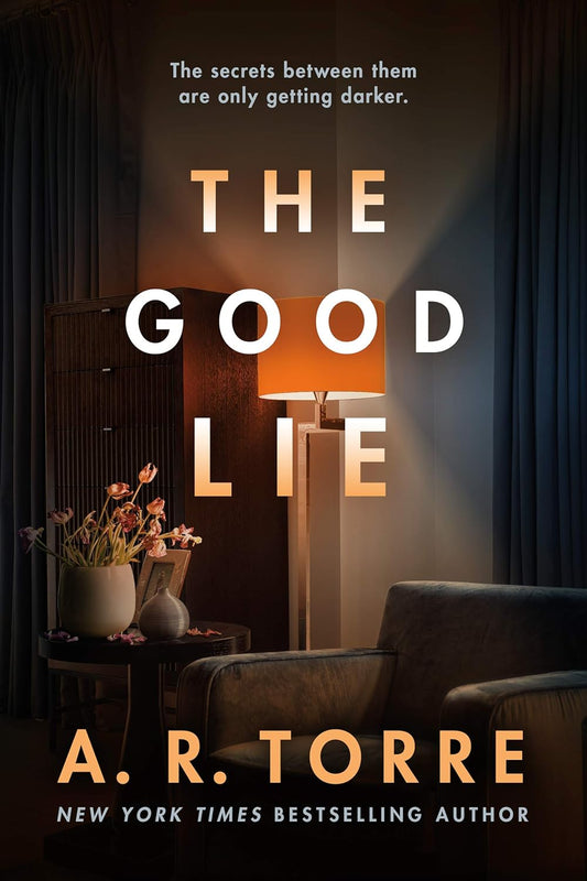 Book cover of 'The Good Lie' with a dimly lit room and text about secrets. For online book buying across Bangladesh, Bookish Wonderland lets readers get books for everyday reading with urgent delivery options in Dhaka and attention to high-quality stitched and glue binding.