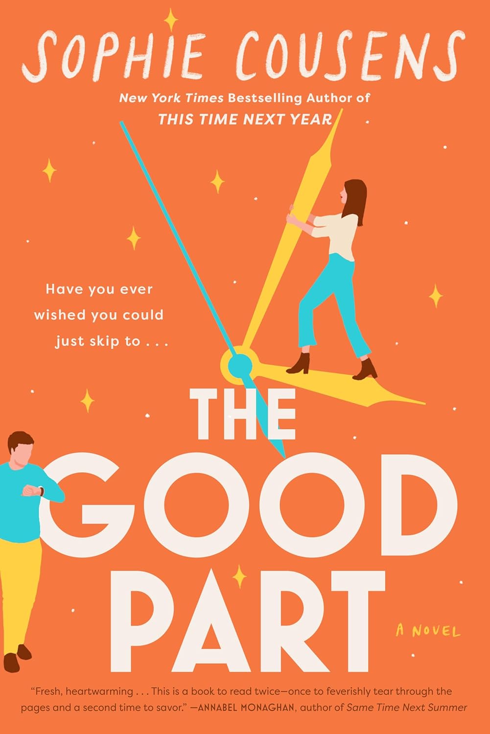Book cover of 'The Good Part' by Sophie Cousens with a stylized illustration of two people on an orange background. For customers across Bangladesh, Bookish Wonderland makes it easier to shop for premium-quality books through convenient delivery across Bangladesh and clear print with strong binding.