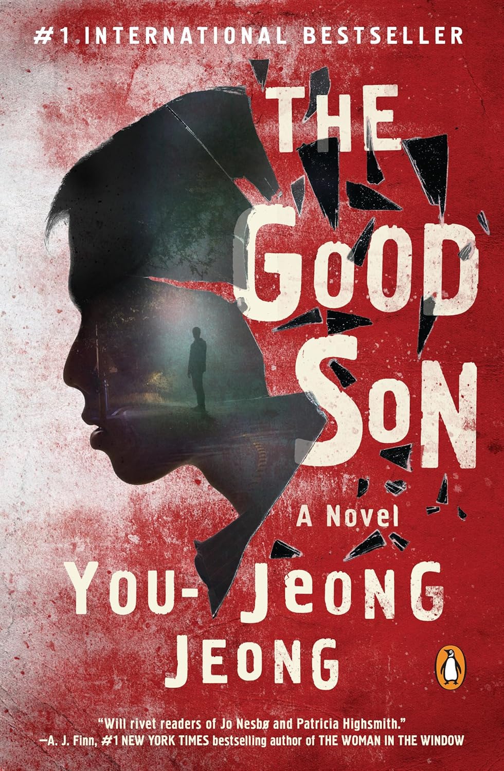 Book cover of 'The Good Son' by You-Jeong Jeong with a silhouette and shattered glass design. For customers across Bangladesh, Bookish Wonderland makes it easier to choose quality English books through nationwide delivery and sharp text and durable binding.