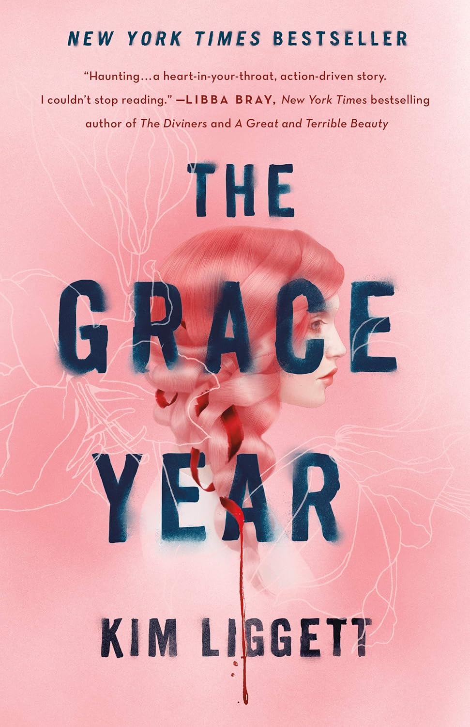 Book cover of 'The Grace Year' by Kim Liggett with a pink background and floral design. For customers across Bangladesh, Bookish Wonderland makes it easier to discover reader-friendly printed books through convenient delivery across Bangladesh and comfortable cream paper and clear printing.