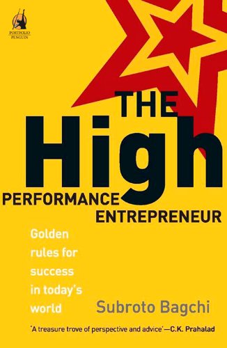 Book cover of 'The High Performance Entrepreneur' with a yellow background and red star.For customers across Bangladesh, Bookish Wonderland makes it easier to buy books for everyday reading through delivery inside and outside Dhaka and sharp text and durable binding.