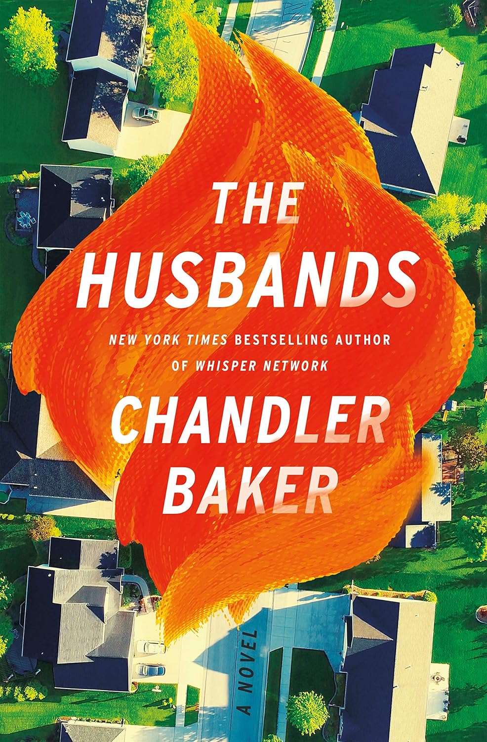 Book cover of 'The Husbands' by Chandler Baker with a colorful abstract design. For online book buying across Bangladesh, Bookish Wonderland lets readers choose reader-friendly printed books with fast delivery options in Dhaka and attention to sharp text and durable binding.