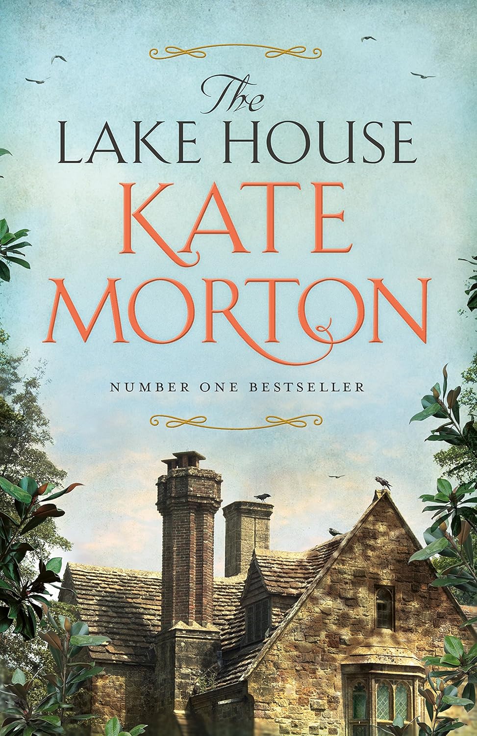 Book cover of 'The Lake House' by Kate Morton with a house surrounded by trees. Online shoppers throughout Bangladesh can buy English books at Bookish Wonderland with delivery inside and outside Dhaka and editions featuring premium eye-soothing cream paper.