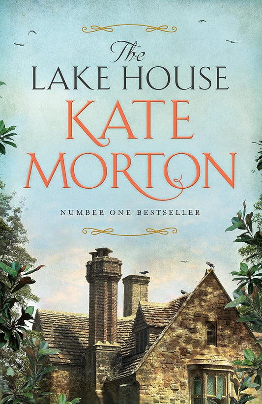 Book cover of 'The Lake House' by Kate Morton with a house surrounded by trees. Online shoppers throughout Bangladesh can buy English books at Bookish Wonderland with delivery inside and outside Dhaka and editions featuring premium eye-soothing cream paper.