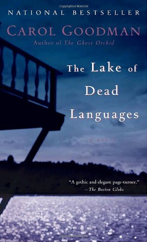 Book cover of 'The Lake of Dead Languages' by Carol Goodman with a silhouette of a house and lake. Customers seeking books for everyday reading across Bangladesh can shop for them through Bookish Wonderland, supported by customer-friendly ordering and delivery and premium eye-soothing cream paper.