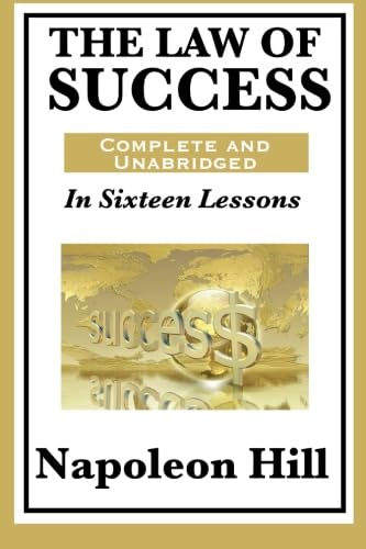 Book cover of 'The Law of Success' by Napoleon Hill with gold and blackdesign. For customers across Bangladesh, Bookish Wonderland makes it easier to buy durable printed books through fast delivery options in Dhaka and durable stitched-and-glue binding.