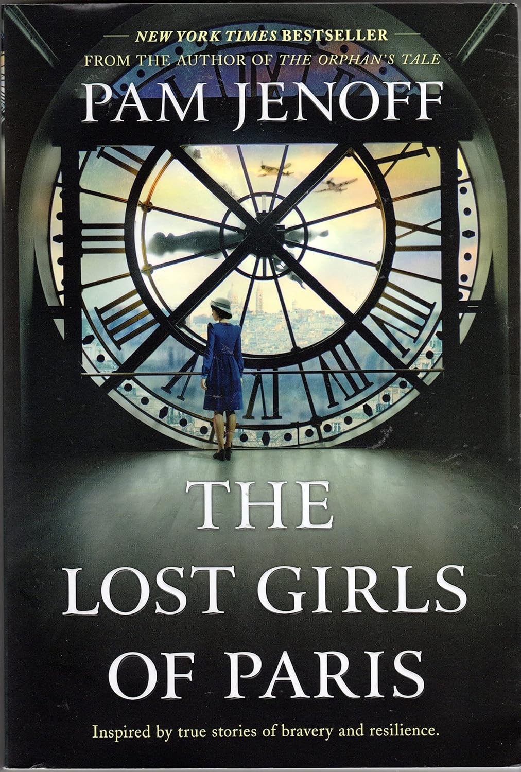 Book cover of 'The Lost Girls of Paris' by Pam Jenoff with a clock and person in uniform.Bookish Wonderland provides a convenient way for readers across Bangladesh to shop for printed English books with customer-friendly ordering and delivery and high-quality stitched and glue binding.