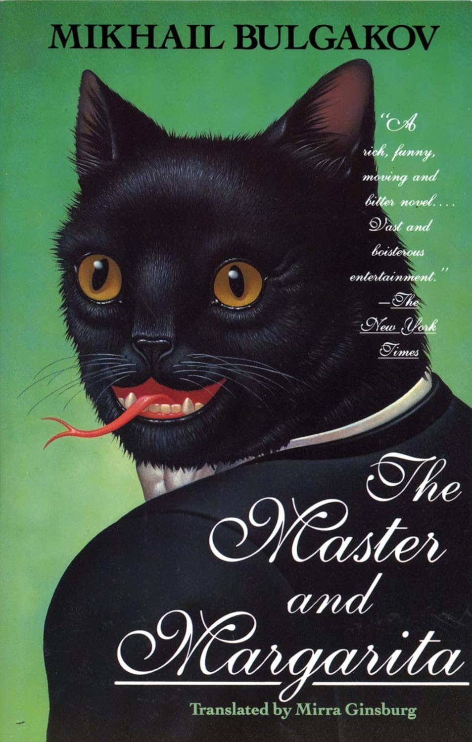 Book cover of 'The Master and Margarita' with a black cat illustration on a green background.Bookish Wonderland provides a convenient way for readers across Bangladesh to order durable printed books with urgent delivery options in Dhaka and crystal-clear print.
