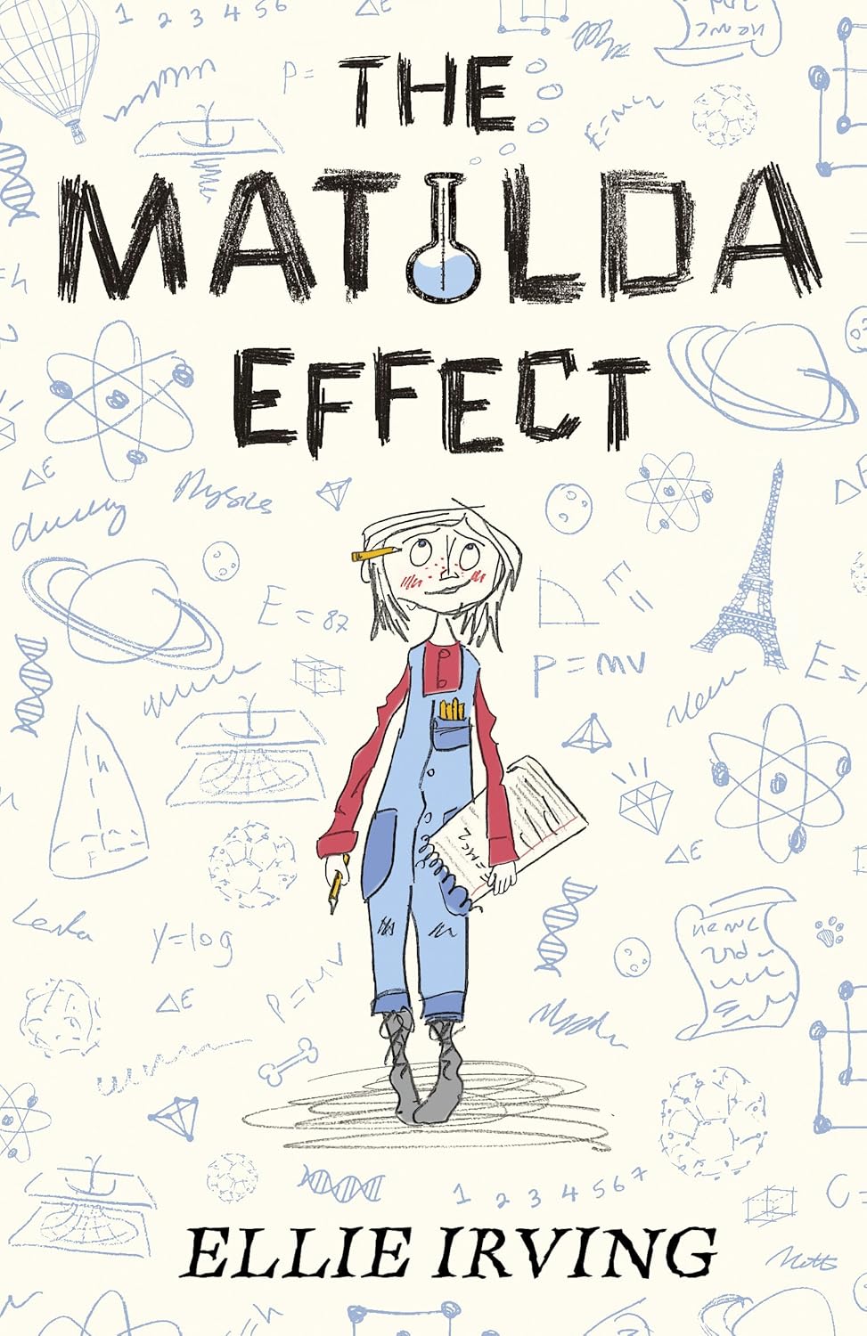Book cover of 'The Matilda Effect' by Ellie Irving with a character and scientific doodles.Bookish Wonderland provides a convenient way for readers across Bangladesh to purchase books for study and leisure with online ordering with home delivery and premium eye-soothing cream paper.