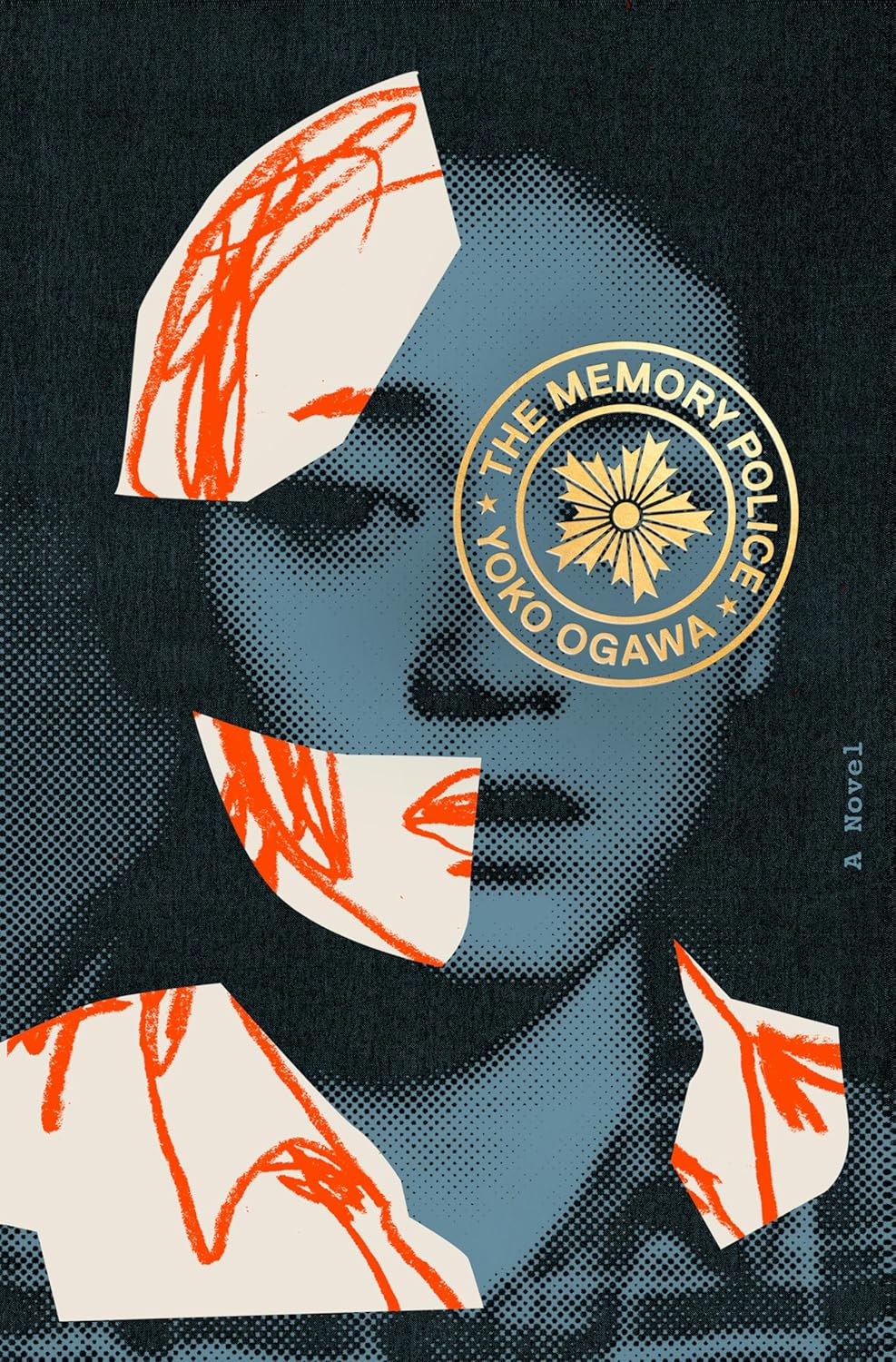 Book cover of 'The Memory Police' by Yoko Ogawa with a stylized face and abstract shapes.Bookish Wonderland helps readers across Bangladesh shop for reader-friendly printed books online with convenient delivery across Bangladesh and a focus on comfortable cream paper and clear printing.