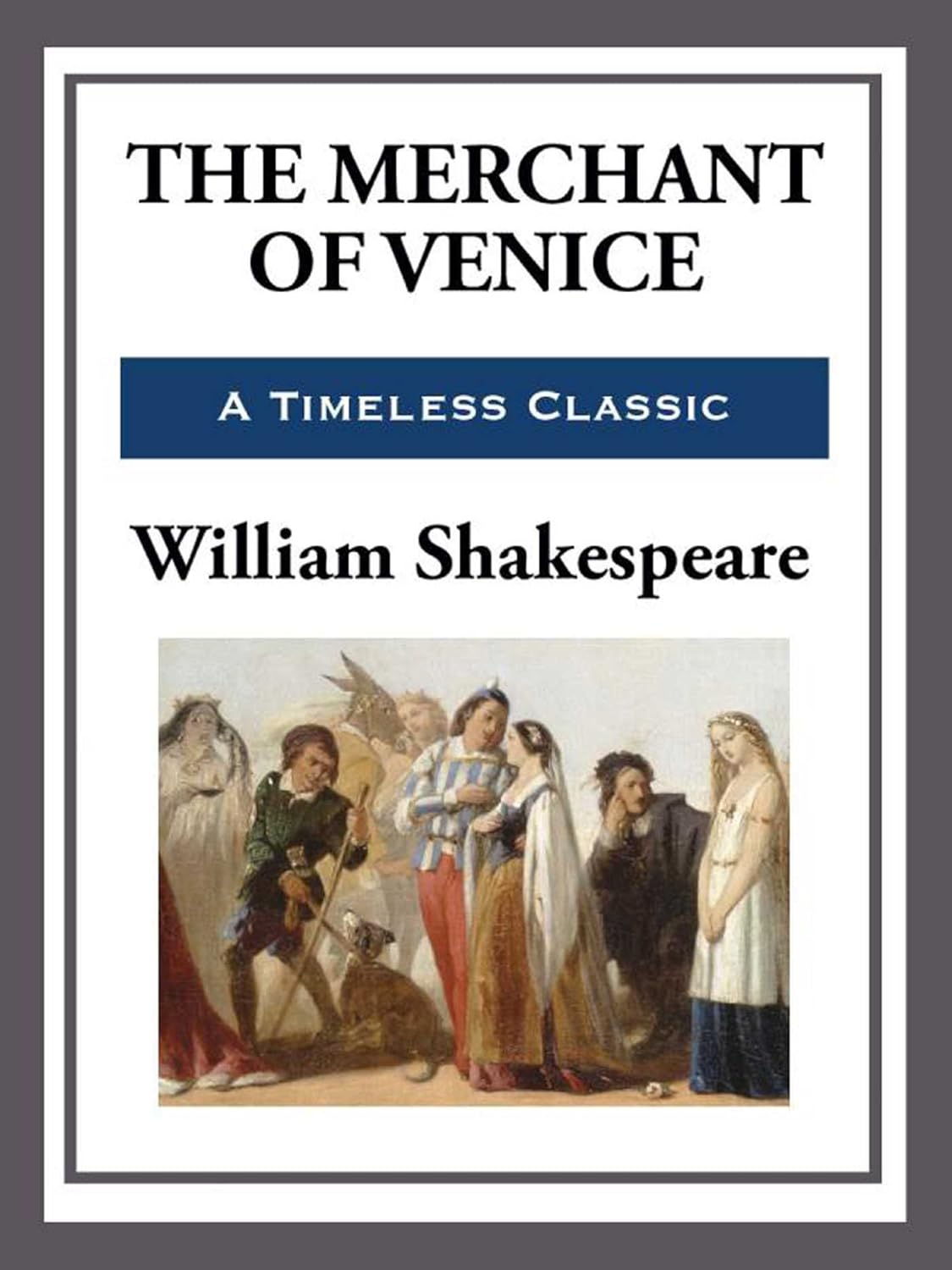 Book cover of 'The Merchant of Venice' by William Shakespeare with a classical illustration on a white background.Bookish Wonderland helps readers across Bangladesh shop for English books online with Cash on Delivery across Bangladesh and a focus on comfortable cream paper and clear printing.